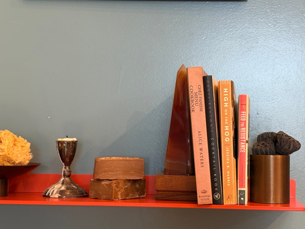 Vintage Obelisk with Wood Base