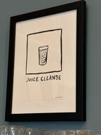 Juice Cleanse, Ink on Paper