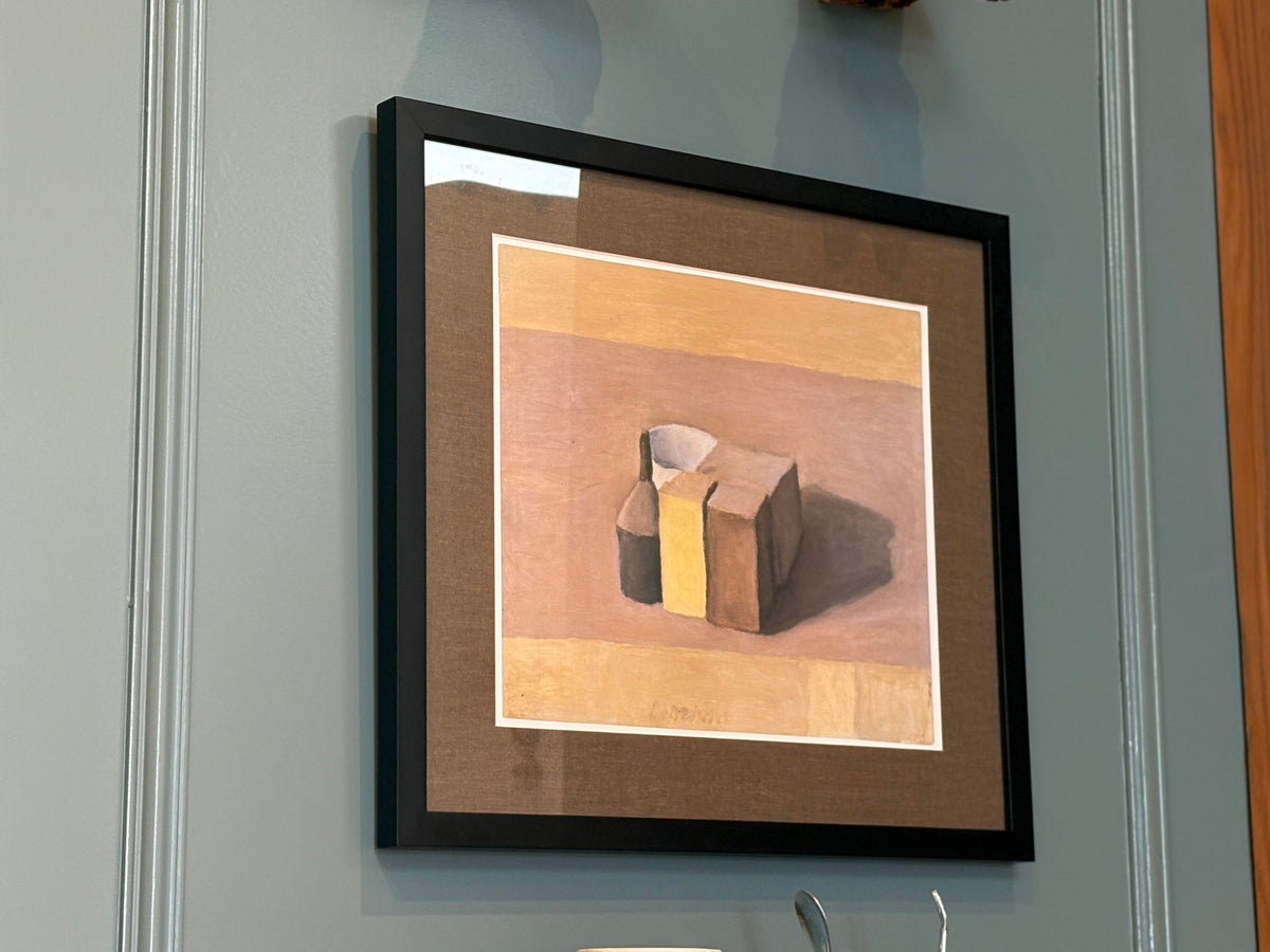 "Natura Morta (Still Life)" by Giorgio Morandi Framed Print