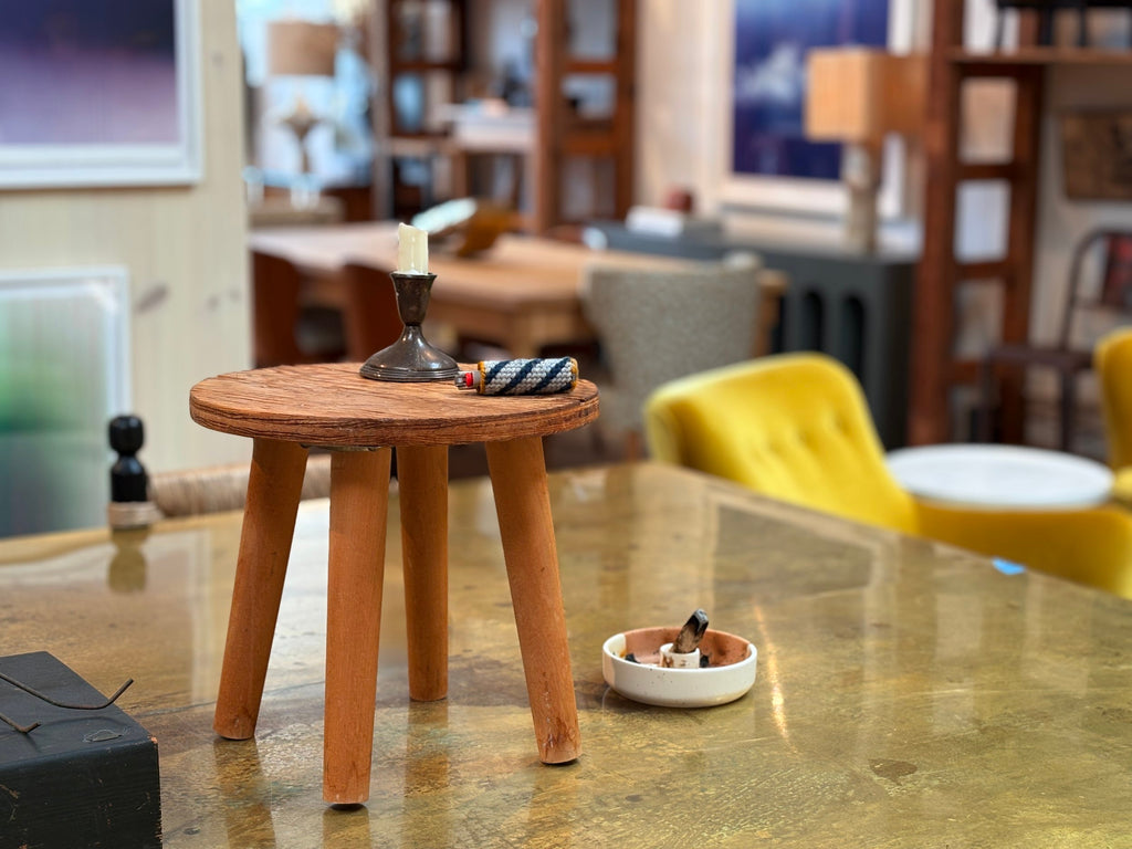 Vintage Rustic Wooden Stool