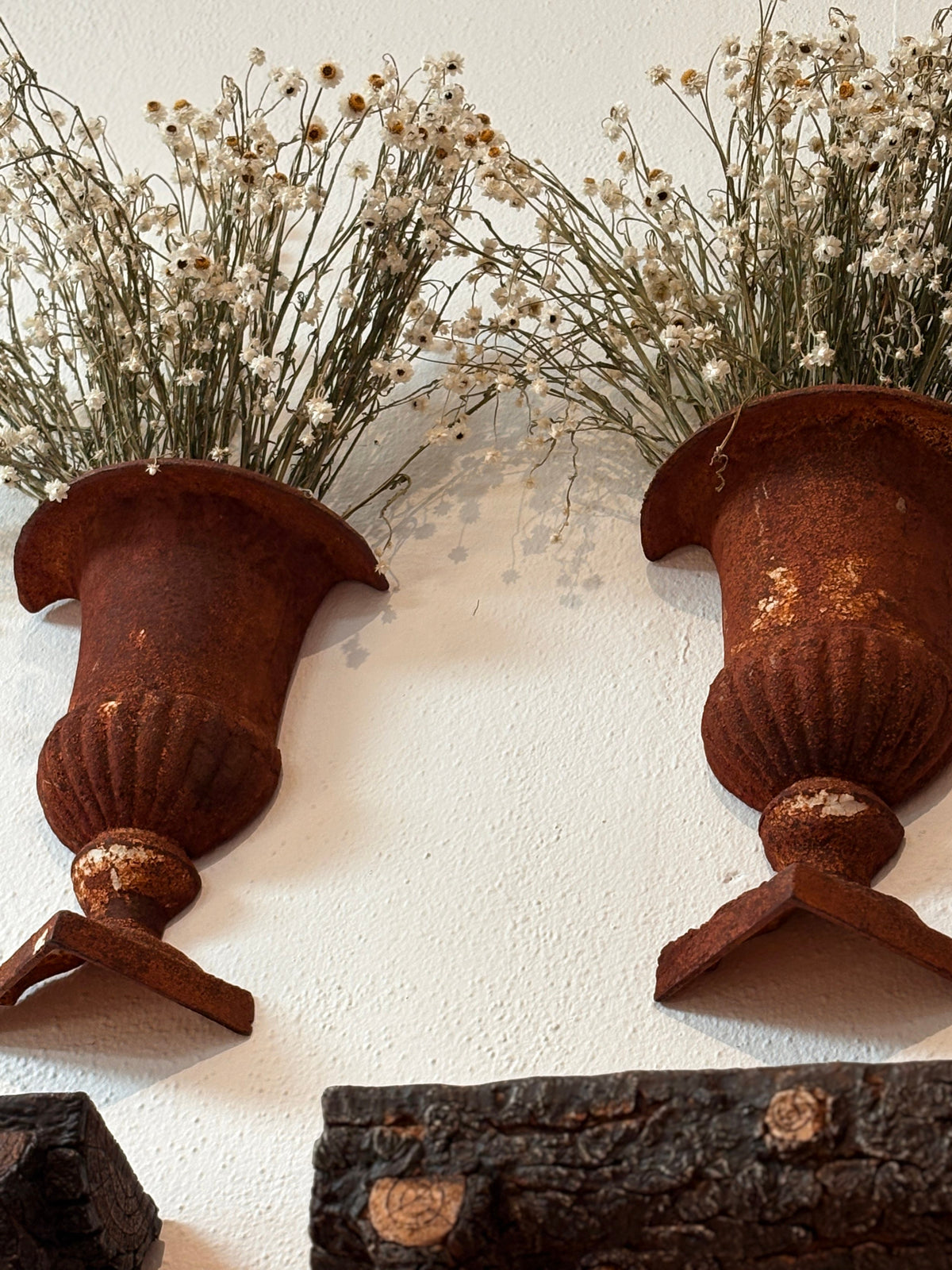 Iron Wall Urns