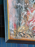 Found Original Painting on Wood