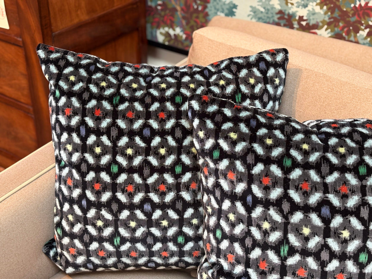 Kasuri Velvet Pillow