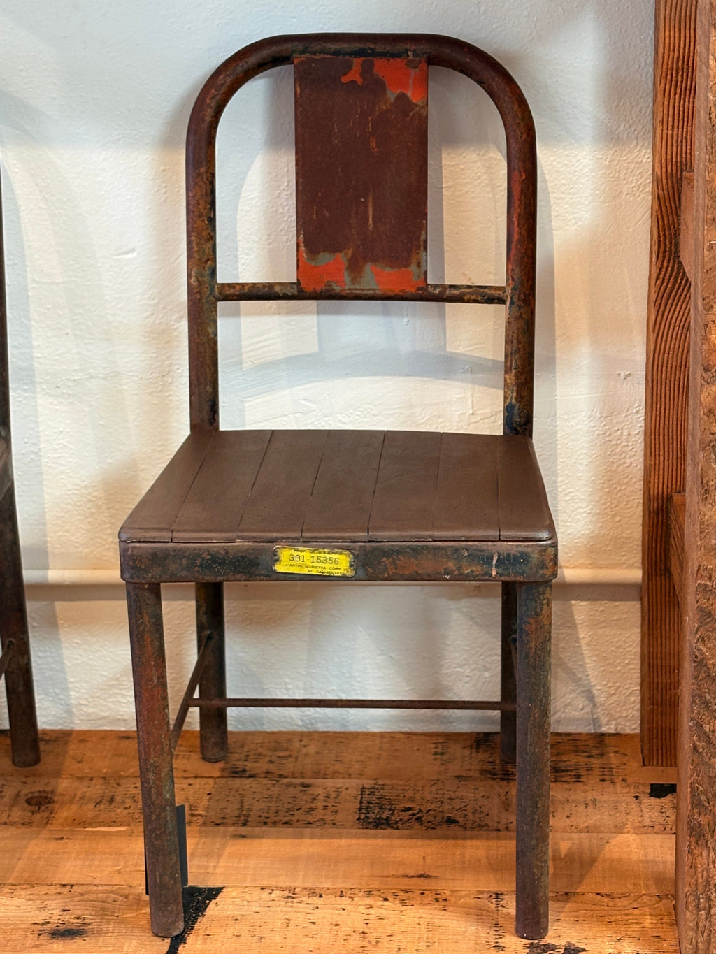USAF Industrial Metal Chairs (Pair)