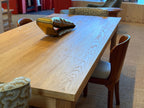 Vintage Wood Chairs with Upholstered Seats, Set of Four