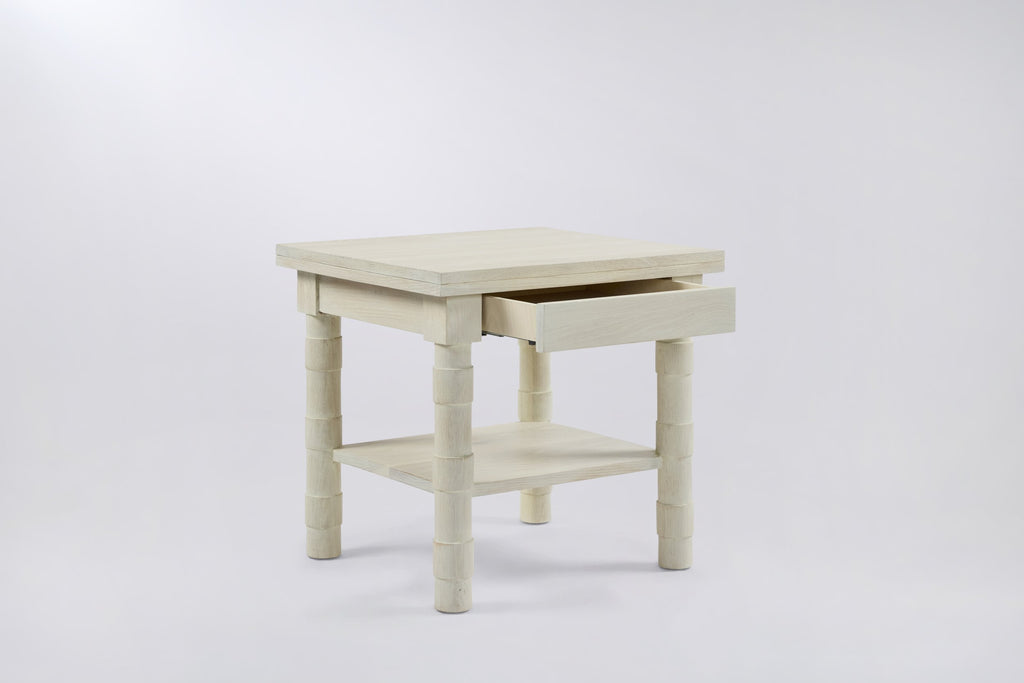 Jenks Side Table with Shelf