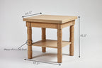 Jenks Side Table with Shelf
