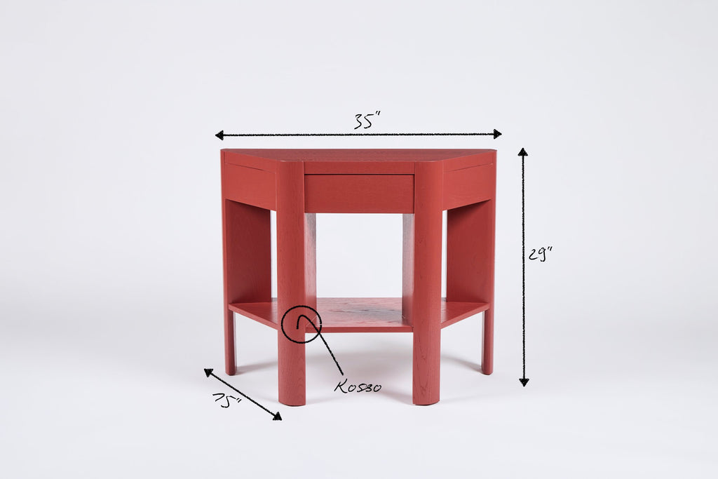 Demi-Lune Library Table