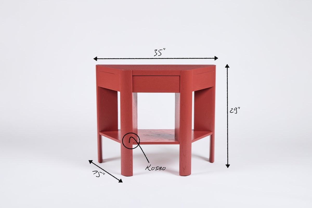 Demi-Lune Library Table