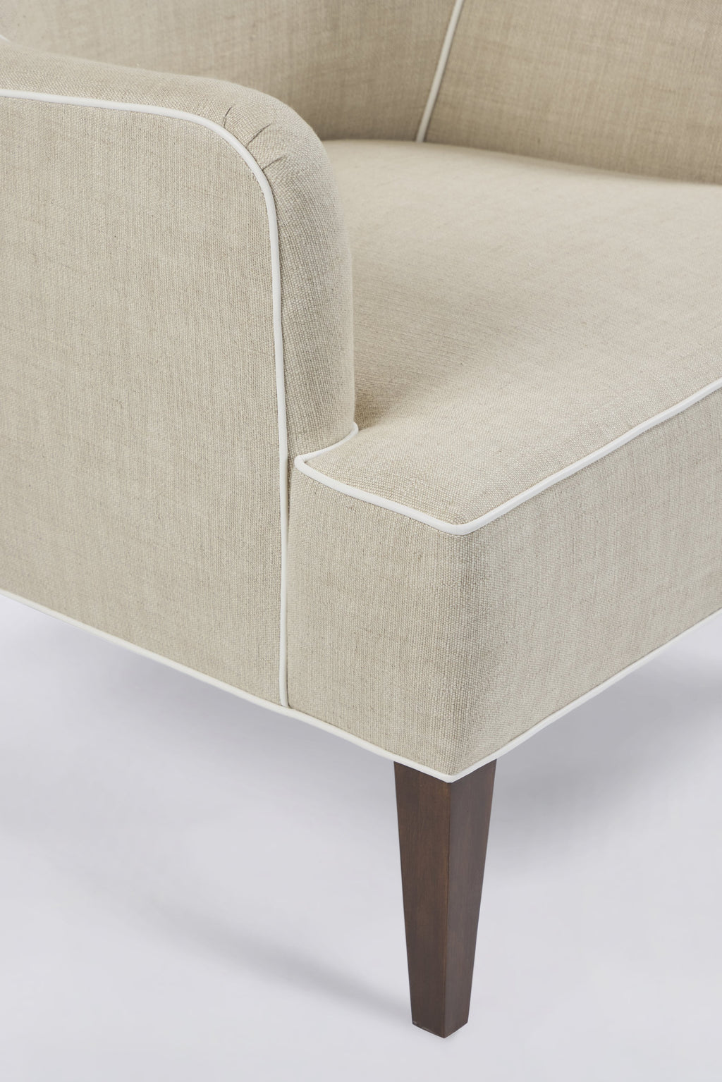 Henry Chair, Natural with White Trim