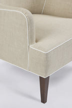 Henry Chair, Natural with White Trim