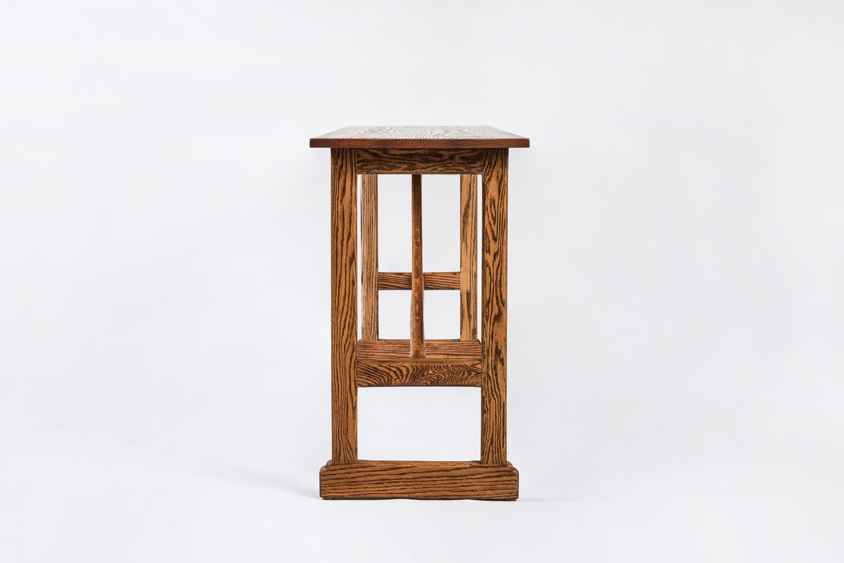 West Large Trestle Console 72" in Wood