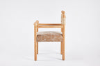 Sydney Dining Chair Arms, Rush Back and Upholstered Seat