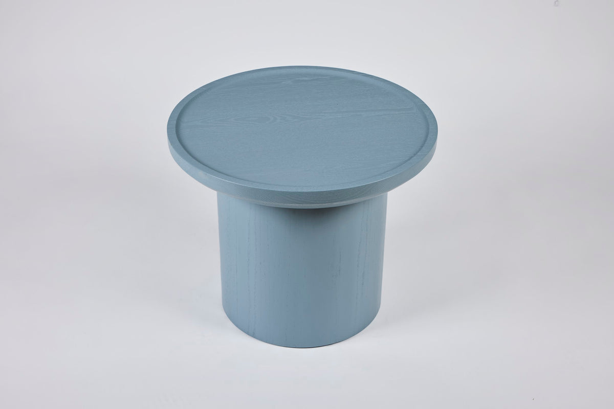 Findley Round Low Side Table in Lacquer