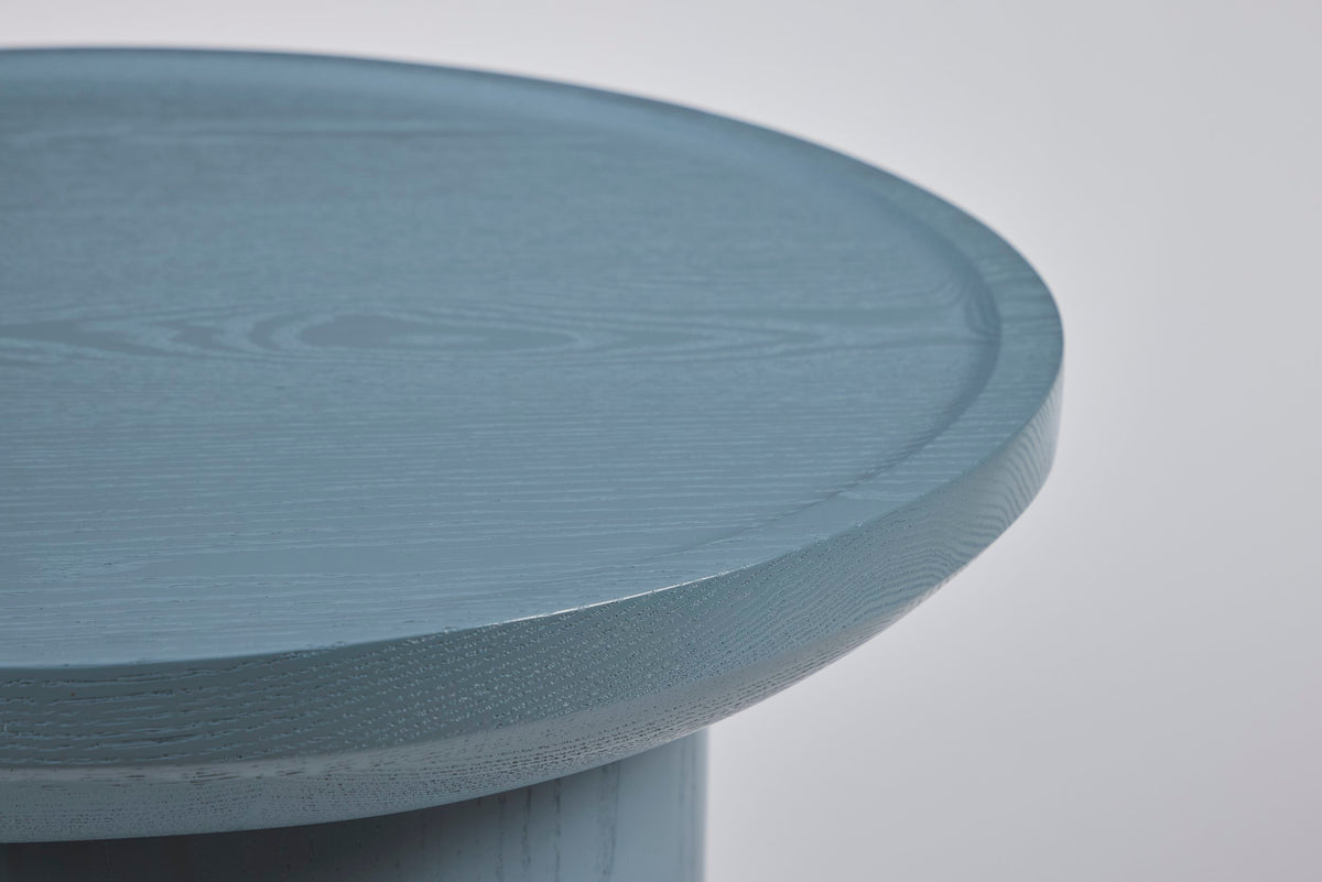 Findley Round Low Side Table Walnut
