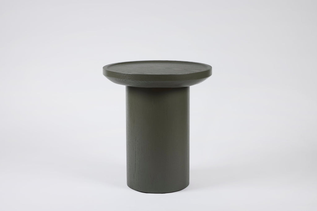 Findley Round Tall Side Table Wood