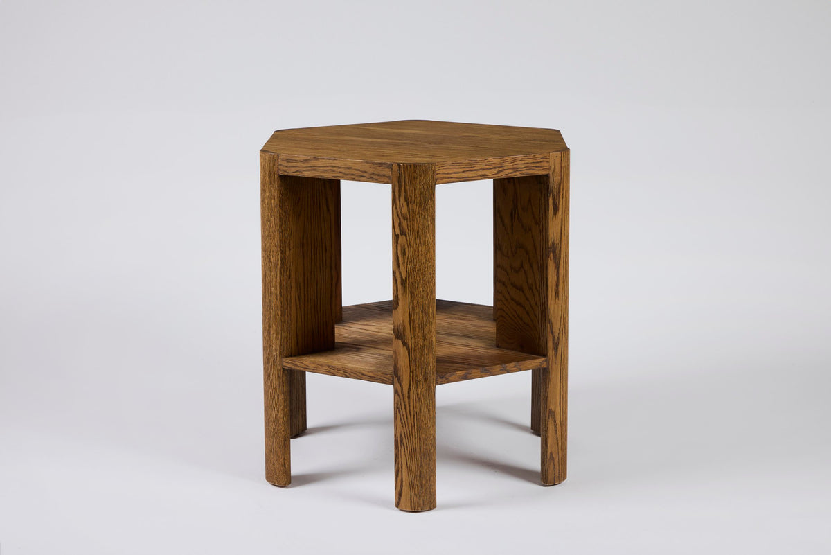 Library Small Table, Tanned Oak