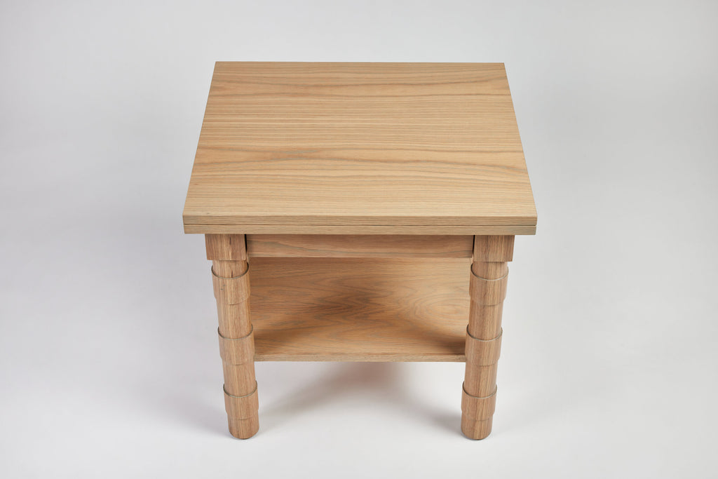 Jenks Side Table with Shelf