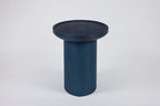 Findley Oval Tall Side Table, Edo on Oak