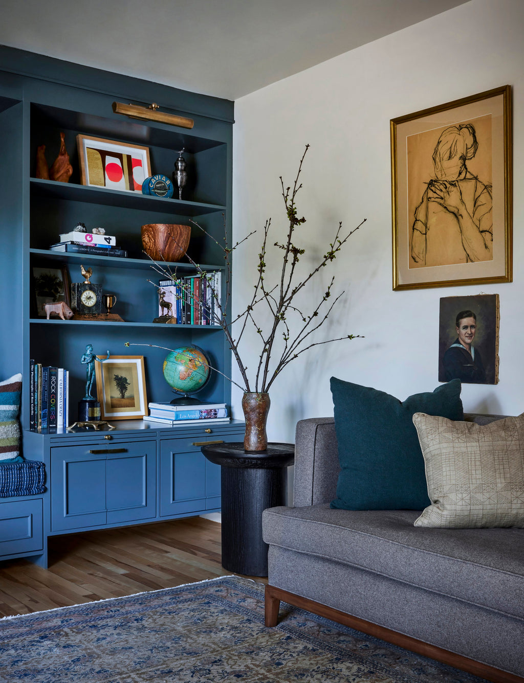 Findley Round Tall Side Table