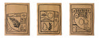 "Hieroglyphics" Triptych by RF. Alvarez