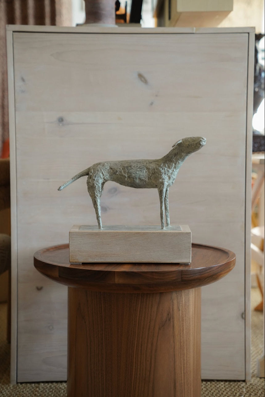 Small Bronze Dog by Christopher Marvell