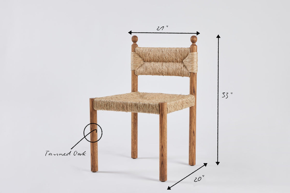 Sydney Dining Chair, Armless, All Rush