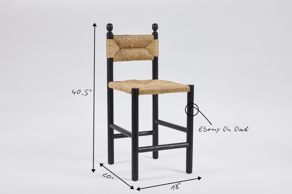 Sydney Counter Chair, All Rush