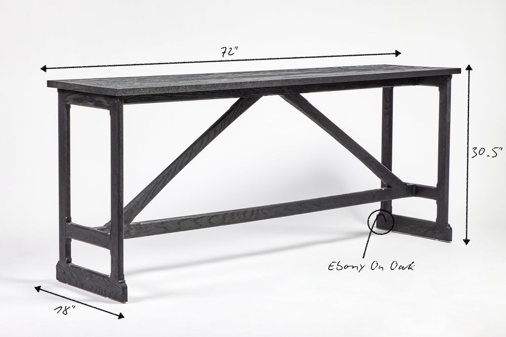 West Trestle Console, Large  72”