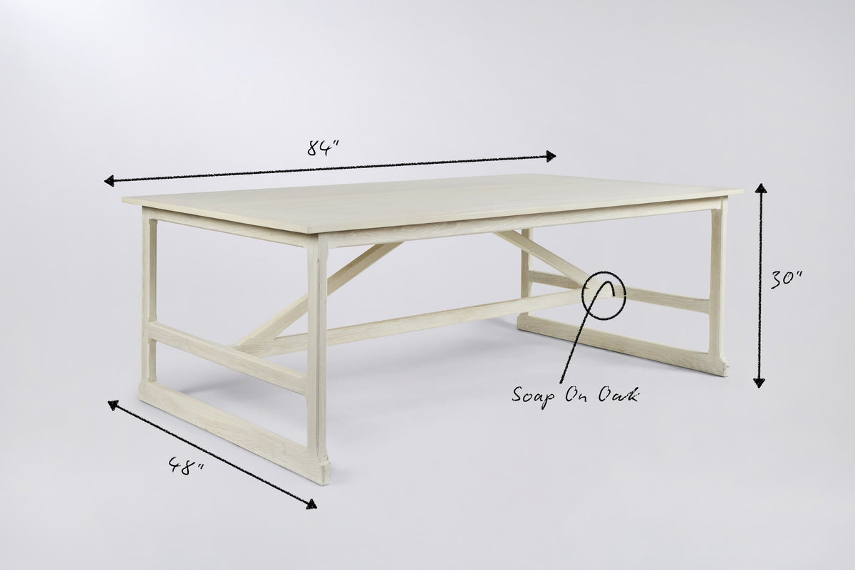 West Trestle Dining Table