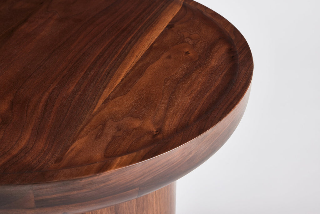 Findley Round Low Side Table in Lacquer