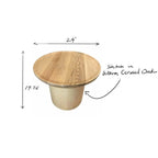 Findley Round Low Side Table in Lacquer