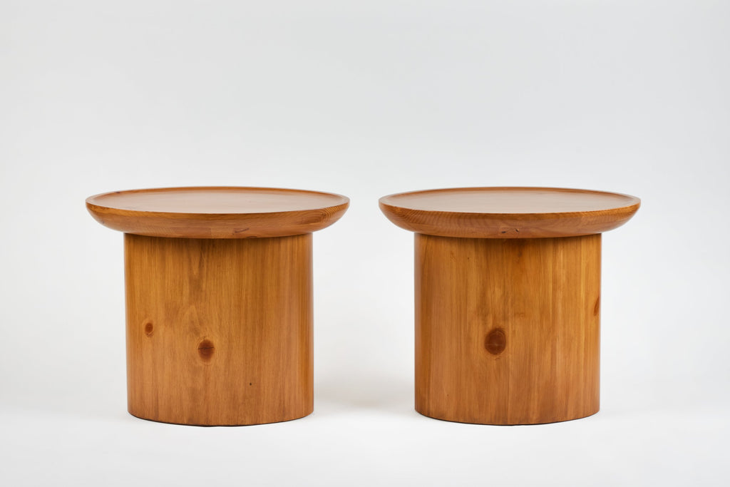 Findley Oval Tall Side Table in Lacquer