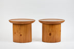 Findley Oval Tall Side Table in Lacquer