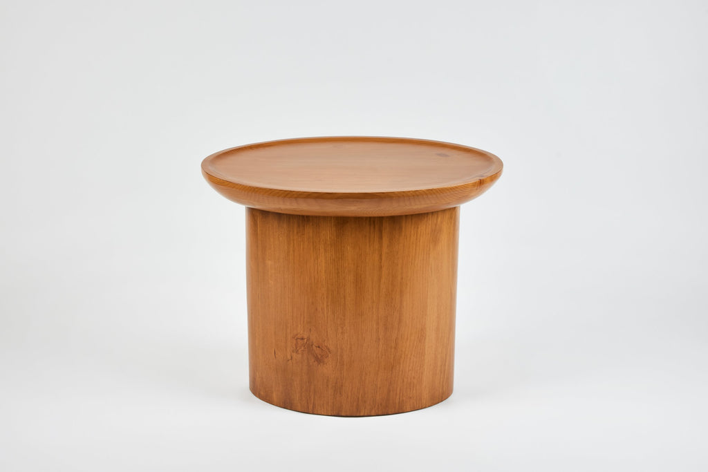 Findley Oval Tall Side Table in Lacquer