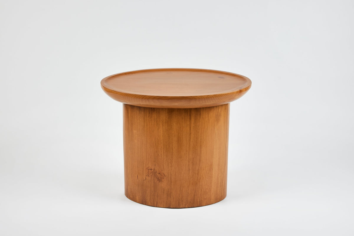 Findley Oval Tall Side Table in Lacquer